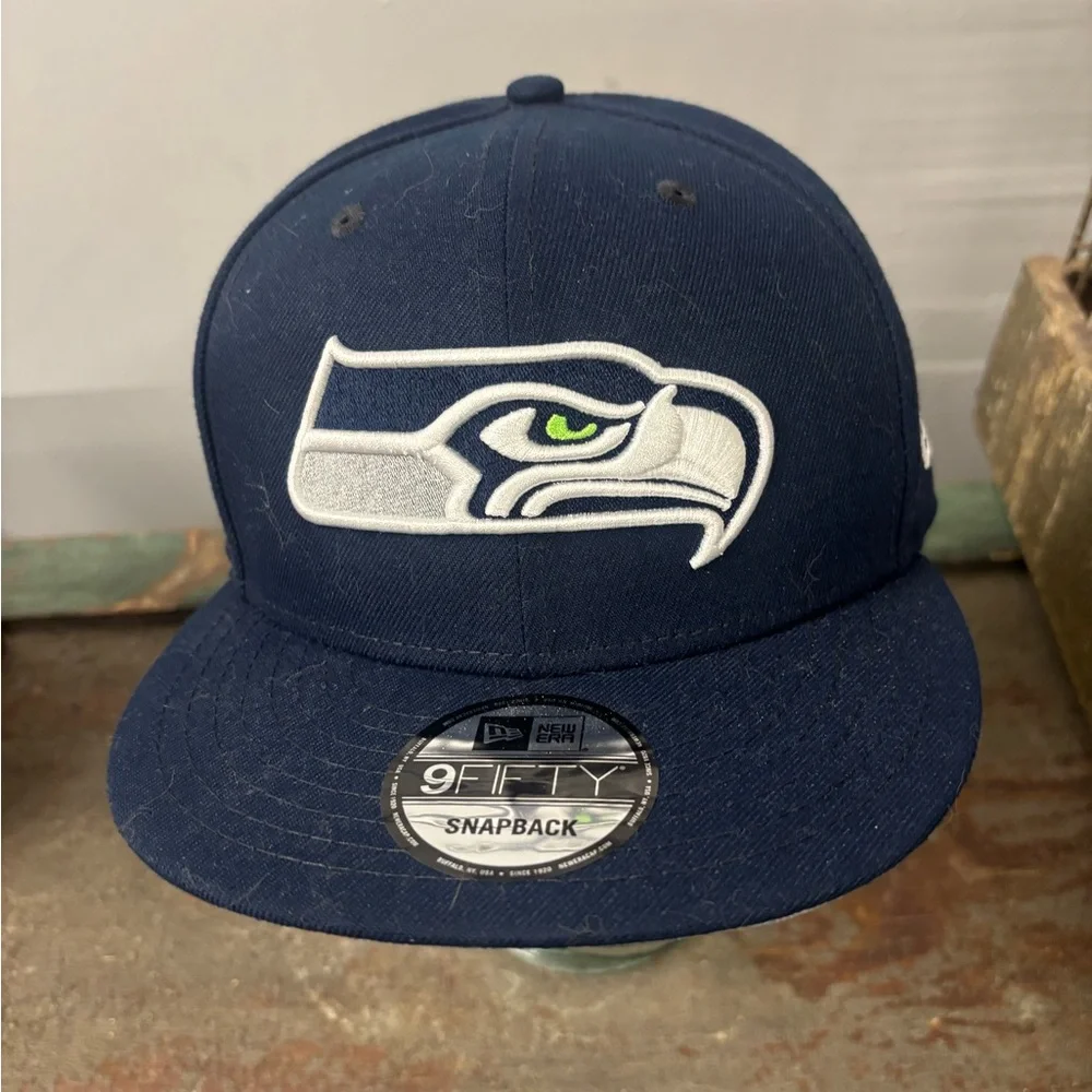 New Era Navy Seattle Seahawks 9FIFTY‎ Snapback Hat